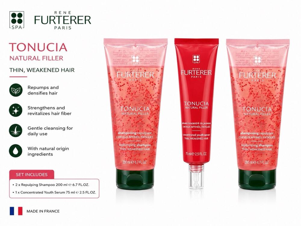Rene Furterer Tonucia Natural Filler Shampoo & Serum Set